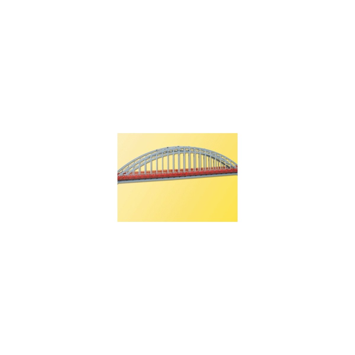 Bridge w/End Supports -- 13-15/16 x 2′ 34.8 x 5cm, N, Kibri 37669