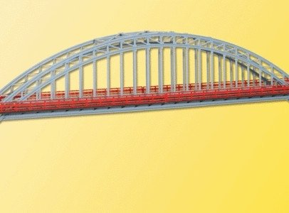 Bridge w/End Supports -- 13-15/16 x 2′ 34.8 x 5cm, N, Kibri 37669