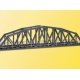 Steel Elbow Bridge w/o Bridgeheads -- Single-Track - 17-23/32 x 3-5/32 x 4-17/32′ 45 x 8 x 11.5cm, HO, Kibri 39700