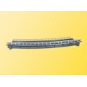 Curved Steel Girder Bridge -- 1-Track - 11 x 2-3/4 x 1-3/16` 28 x 7 x 3cm - 14` 35.7cm Radius - 45-Deg, HO, Kibri 39706