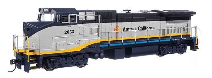 GE Dash 8-32BWH - ESU(R) Sound & DCC -- Amtrak California(SM) 2053, HO, WalthersMainline 19566