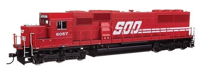 EMD SD60 Spartan Cab with ESU(R) Sound and DCC -- Soo Line 6057, HO, WalthersMainline 19773