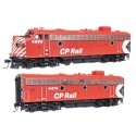 EMD FP7 & F7B Standard DC -- Canadian Pacific 4066 & 4474 (red, white w/Multi-mark), HO, WalthersProto 49550