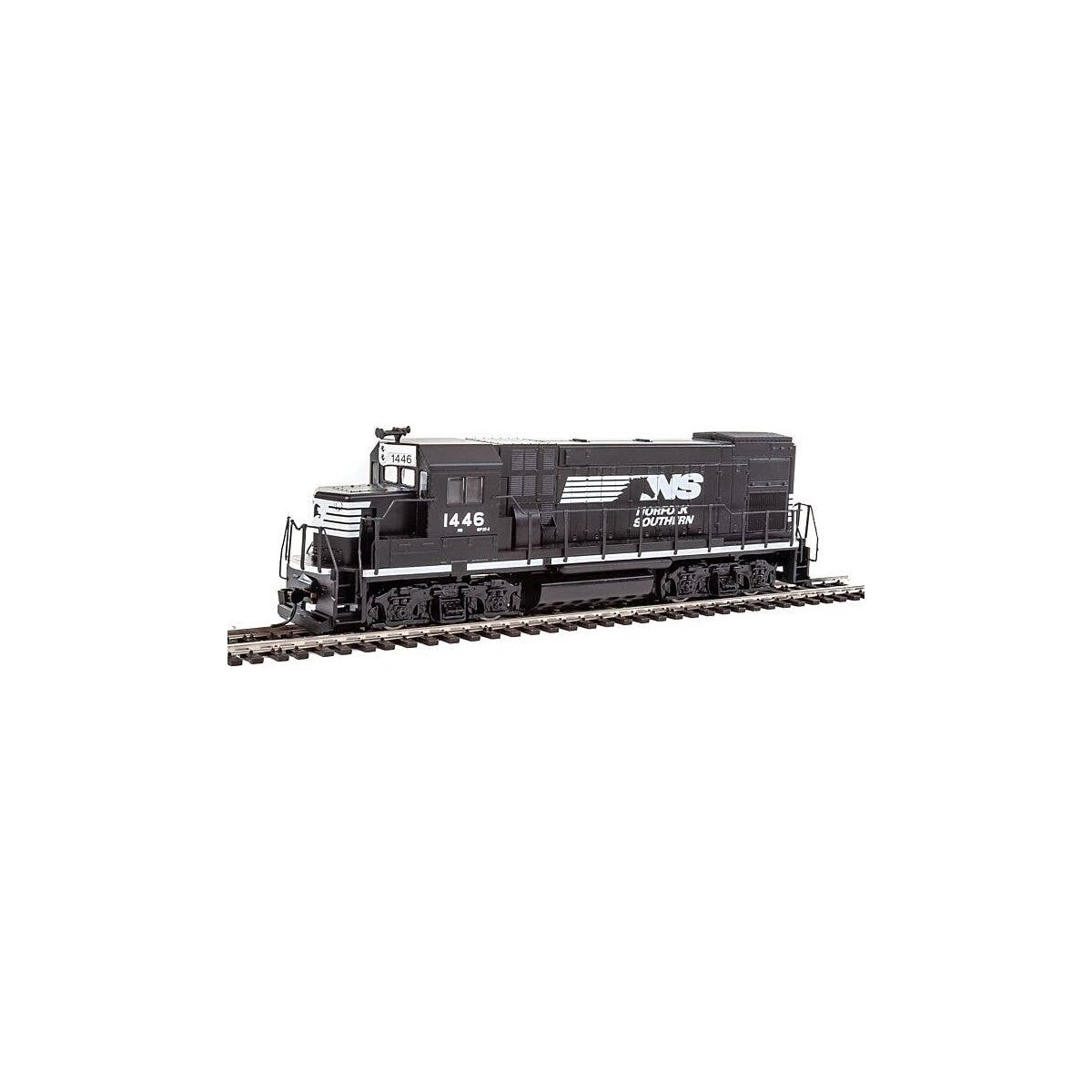 EMD GP15-1 - Standard DC -- Norfolk Southern (black, white), HO, WalthersTrainline 2504