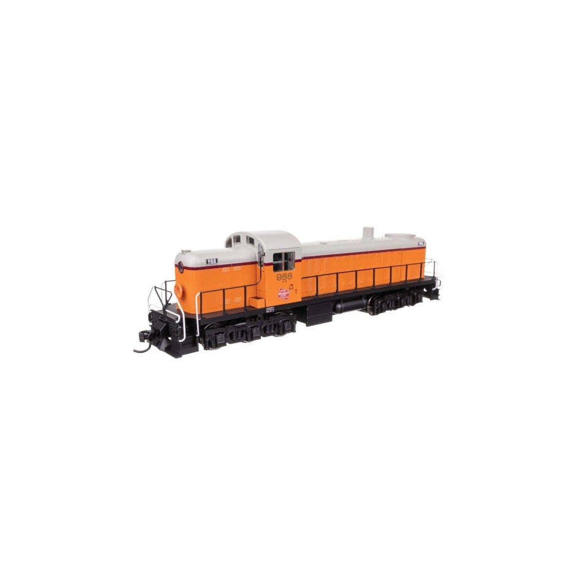 Alco RSC-2 - ESU(R) Sound and DCC -- Milwaukee Road 988, HO, WalthersMainline 20716