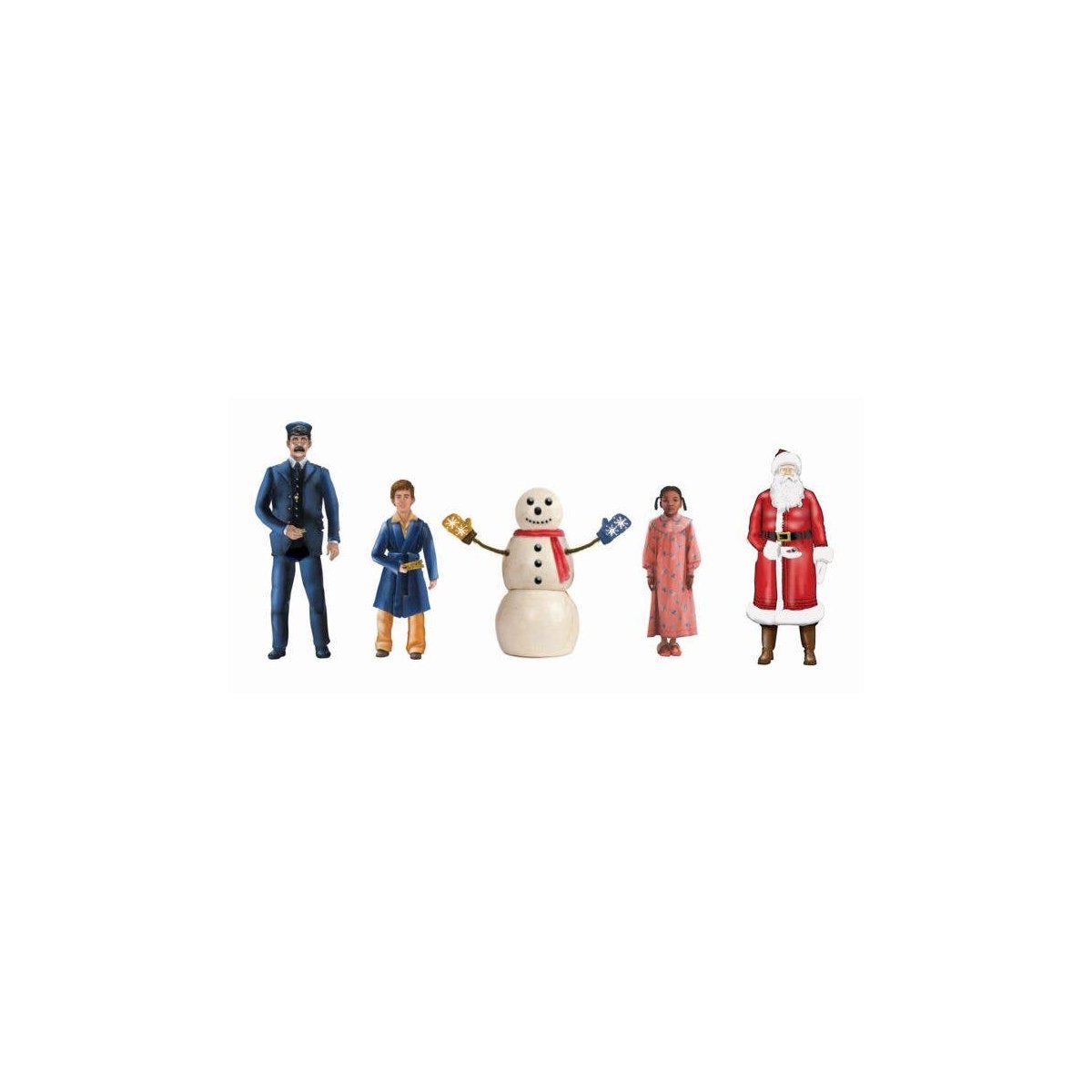 Polar Express - Figures pkg(5) -- Conductor, Hero Boy, Snowman, Hero Girl and Santa Claus, O, Lionel 1830010