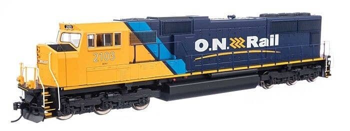 EMD SD75I - ESU(R) Sound & DCC -- Ontario Northland 2103, HO, WalthersMainline 21014