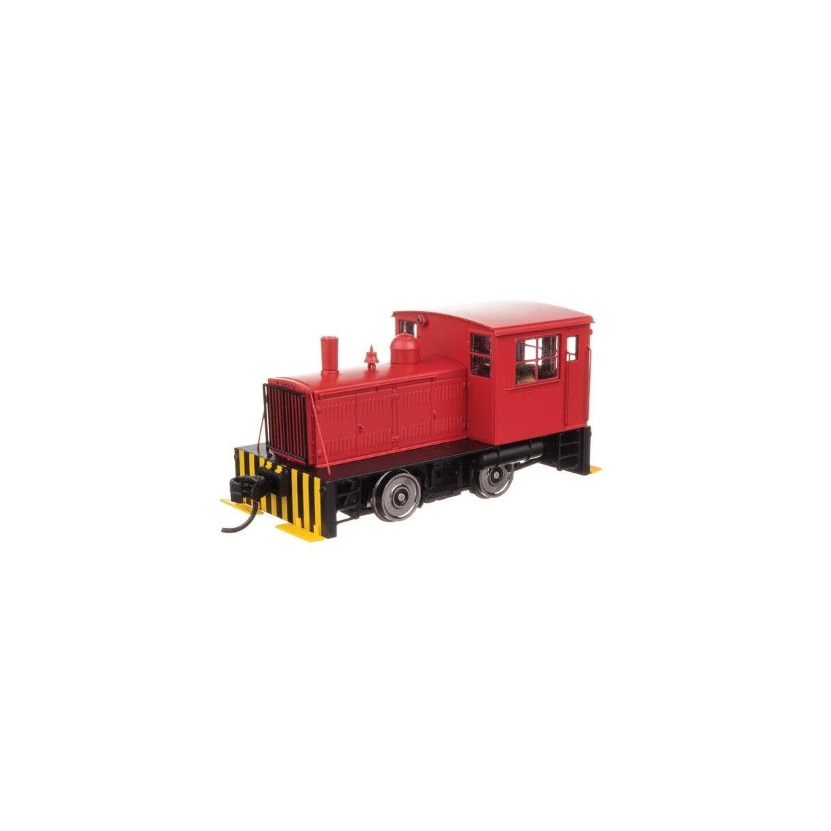 Plymouth ML-8 Industrial Switcher - Standard DC -- Red with Pilot Stripes, HO, WalthersMainline 10017