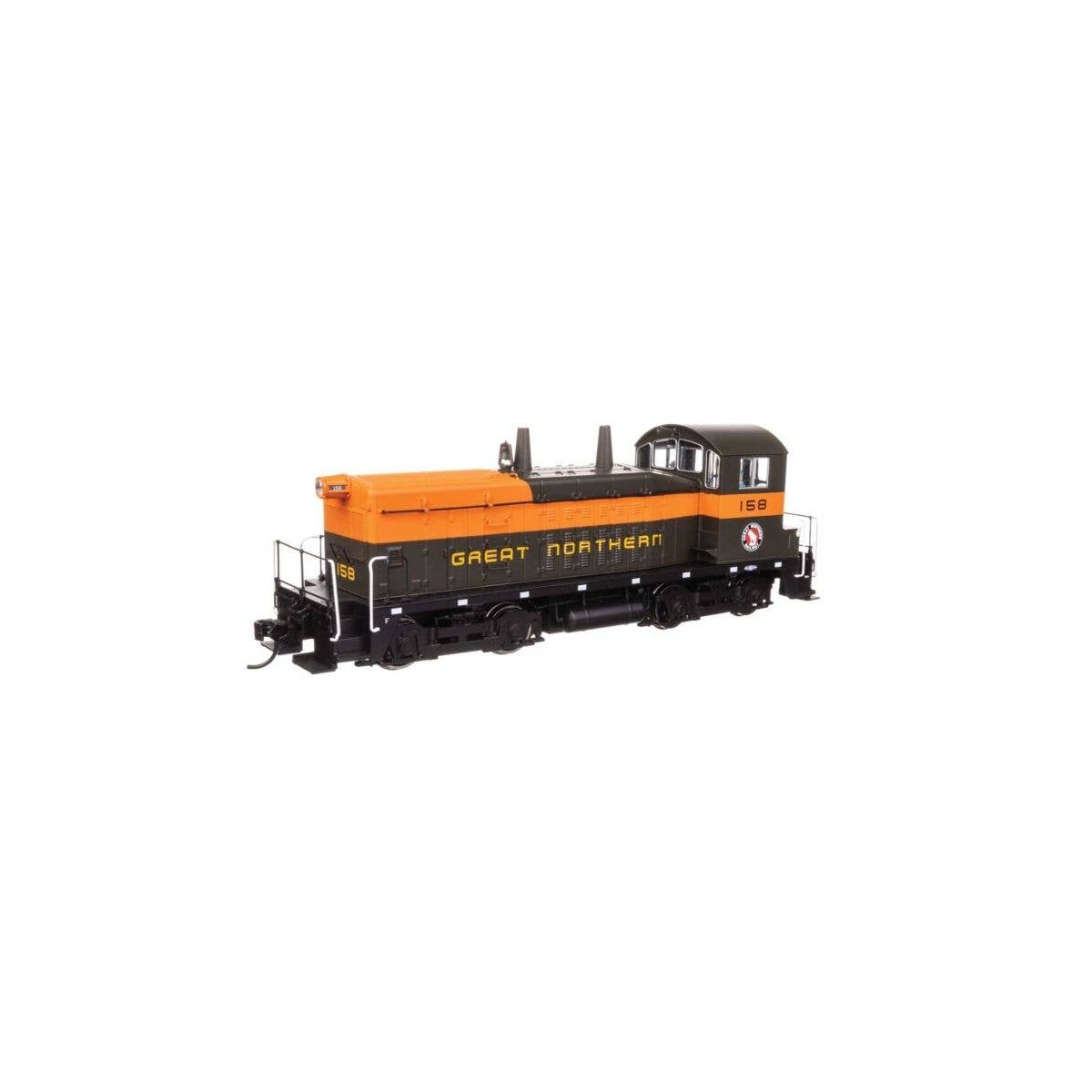 EMD NW2 Phase V - ESU Sound & DCC -- Great Northern 158, HO, WalthersMainline 20628