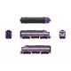 EMD F3A - Sound and DCC - Paragon4(TM) -- Atlantic Coast Line 344 (purple, silver, yello, HO, Broadway Limited Imports 9652