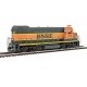 EMD GP15-1 - Standard DC -- Burlington Northern Santa Fe (green, orange, yellow), HO, WalthersTrainline 2500