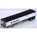 Wilson 43′ Grain Trailer - Kit -- White with Nutrena Decals for Trailer, HO, Lonestar Models 6019