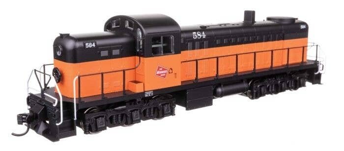 Alco RSC-2 - ESU(R) Sound and DCC -- Milwaukee Road 584, HO, WalthersMainline 20714