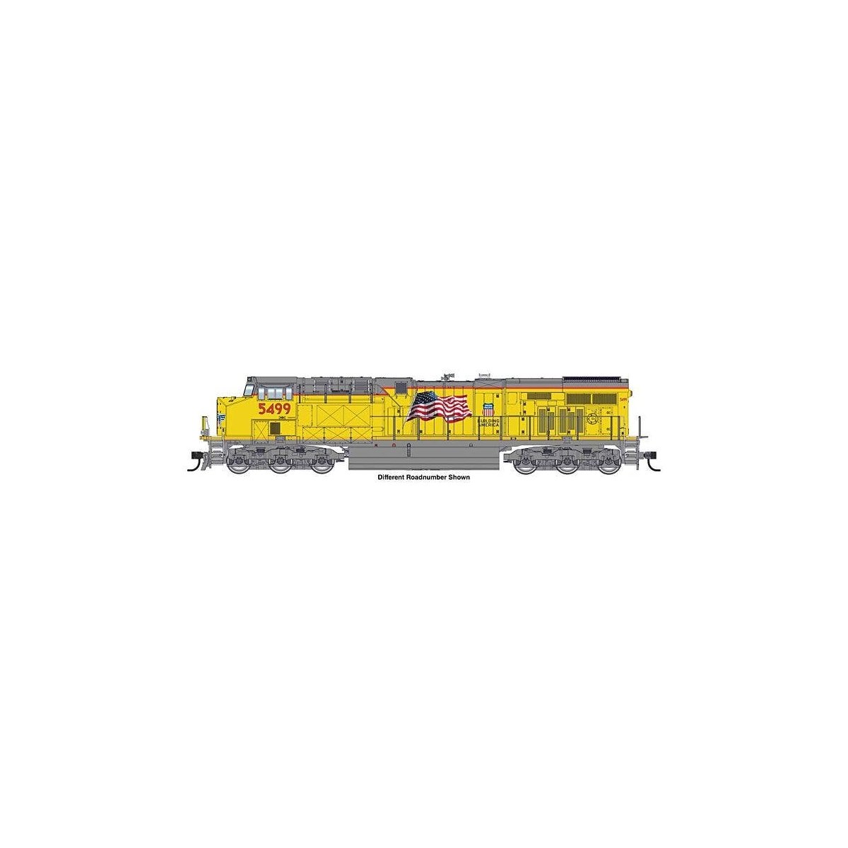 GE ES44AC Evolution Series GEVO - ESU Sound & DCC -- Union Pacific(R) 5544, HO, WalthersMainline 20233