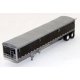 Wilson 43′ Pacesetter Grain Trailer - Kit -- Black, Silver Tarp, HO, Lonestar Models 6031