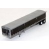 Wilson 43′ Pacesetter Grain Trailer - Kit -- Black, Silver Tarp, HO, Lonestar Models 6031