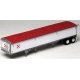 Wilson 43′ Pacesetter Grain Trailer - Kit -- Purina Mills (white, red Tarp), HO, Lonestar Models 6035