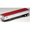 Wilson 43′ Pacesetter Grain Trailer - Kit -- Purina Mills (white, red Tarp), HO, Lonestar Models 6035