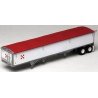Wilson 43′ Pacesetter Grain Trailer - Kit -- Purina Mills (white, red Tarp), HO, Lonestar Models 6035