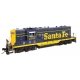 EMD GP7 - LokSound 5 Sound and DCC -- Santa Fe 2749, HO, WalthersProto 42415