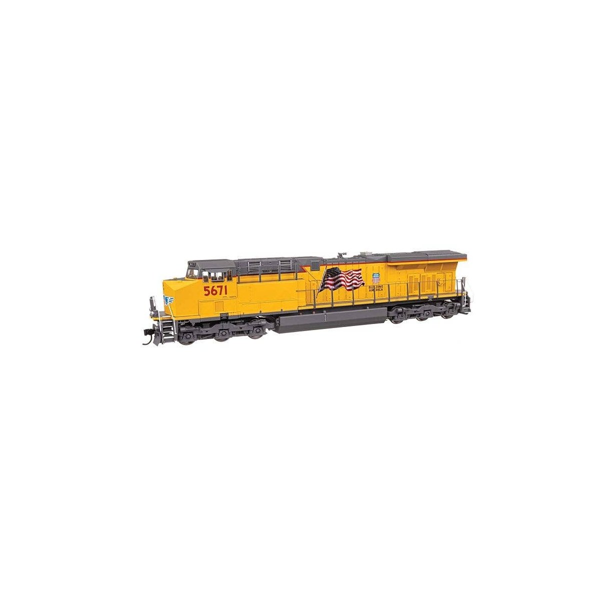 GE ES44AC Evolution Series GEVO - Standard DC -- Union Pacific(R) 5671, HO, WalthersMainline 10234