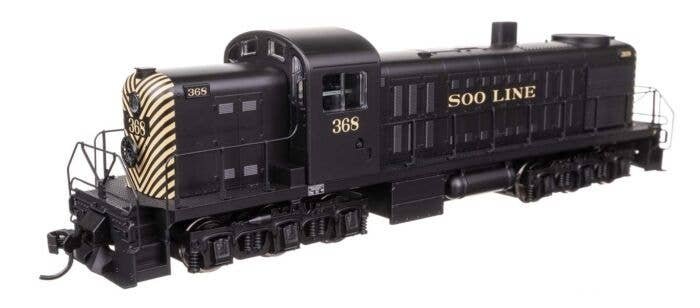 Alco RSC-2 - ESU(R) Sound and DCC -- Soo Line 368, HO, WalthersMainline 20722