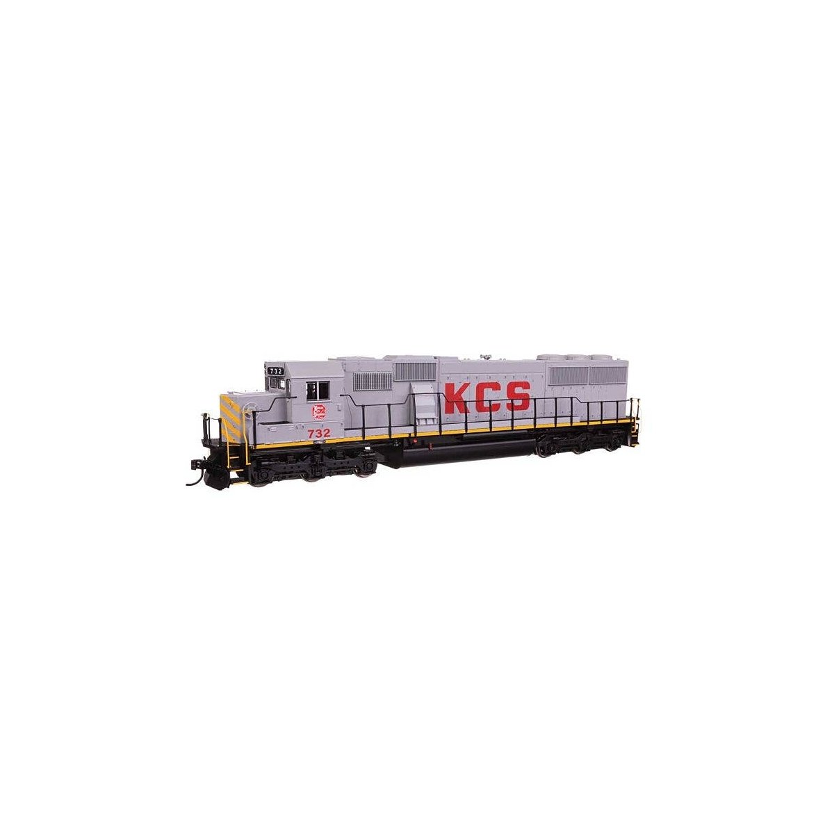 EMD SD60 Spartan Cab - Standard DC -- Kansas City Southern 732, HO, WalthersMainline 9766