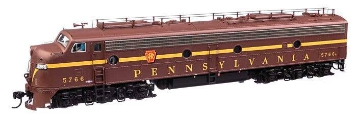 EMD E8A - Standard DC -- Pennsylvania Railroad Class EP-22 5766A (Tuscan, single-stripe), HO, WalthersProto 49907