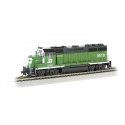 EMD GP40 - Standard DC -- Burlington Northern 3519 (Cascade Green, black, white), HO, Bachmann Industries 63503