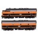 EMD F7 A-B Set - Standard DC -- Bessemer & Lake Erie 715A/715B, HO, WalthersMainline 11400