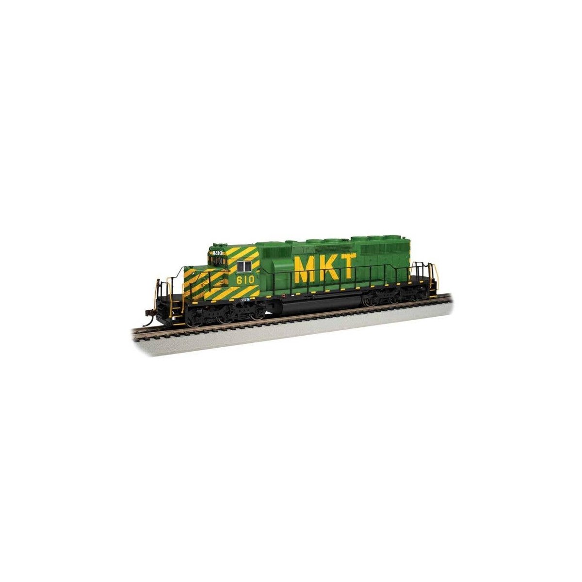 EMD SD40-2 - DCC -- Missouri-Kansas-Texas 610 (green, yellow), HO, Bachmann Industries 60919