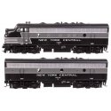 EMD F7 A-B Set - Standard DC -- New York Central 1665/2434, HO, WalthersMainline 11410