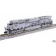 EMD SD70ACU - DCC -- Canadian Pacific 7023 (Military Heritage, gray, black, yellow ribbon), N, Kato USA Inc 1768544DCC