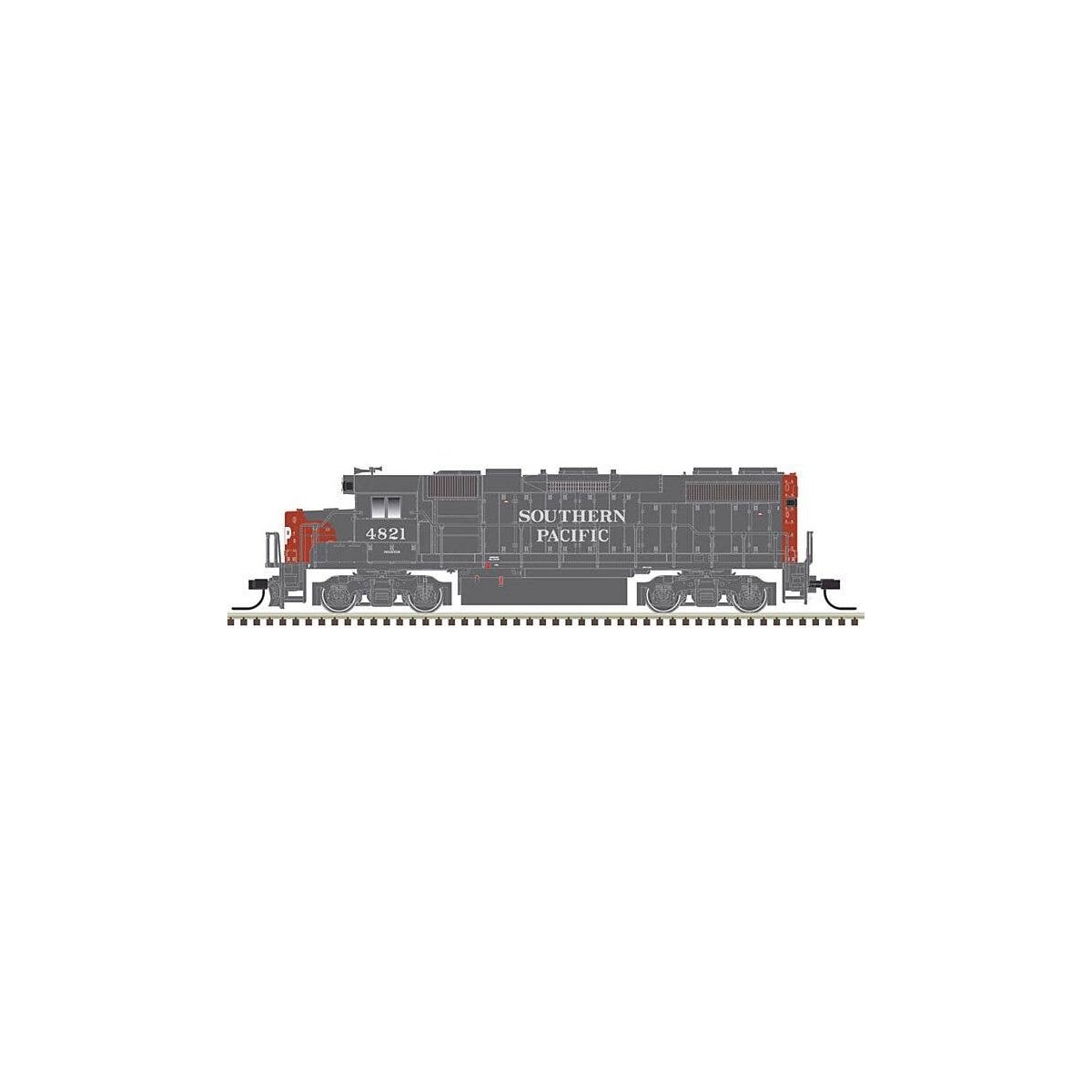 EMD GP38-2 Phase II - LokSound and DCC -- Southern Pacific 4829 (gray, red), N, Atlas Model Railroad Co. 40004853
