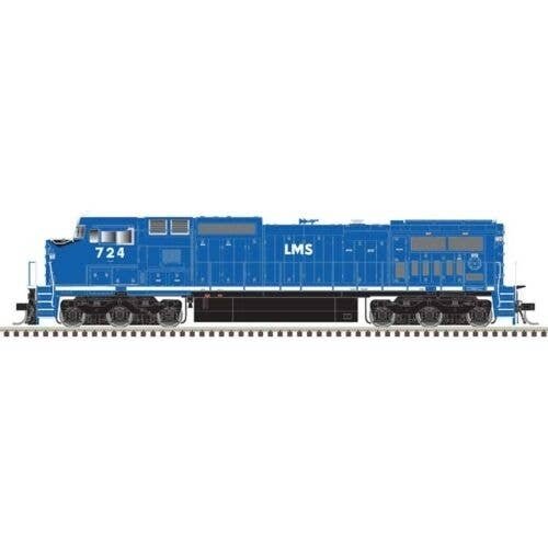 GE Dash 8-40CW - Standard DC - Master(R) Silver -- Locomotive Management Services LM, HO, Atlas Model Railroad Co. 10004492