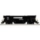 GE B23-7 High Nose - Standard DC - Master(R) Silver -- Norfolk Southern 3982 (black,, HO, Atlas Model Railroad Co. 10004700