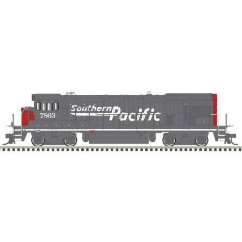 GE B30-7 Low Nose - Standard DC - Master(R) Silver -- Southern Pacific 7863 (gray, r, HO, Atlas Model Railroad Co. 10004708