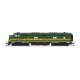 EMD E7A - Standard DC - Stealth Series -- Maine Central 708 (green, Dulux Gold), N, Broadway Limited Imports 8793