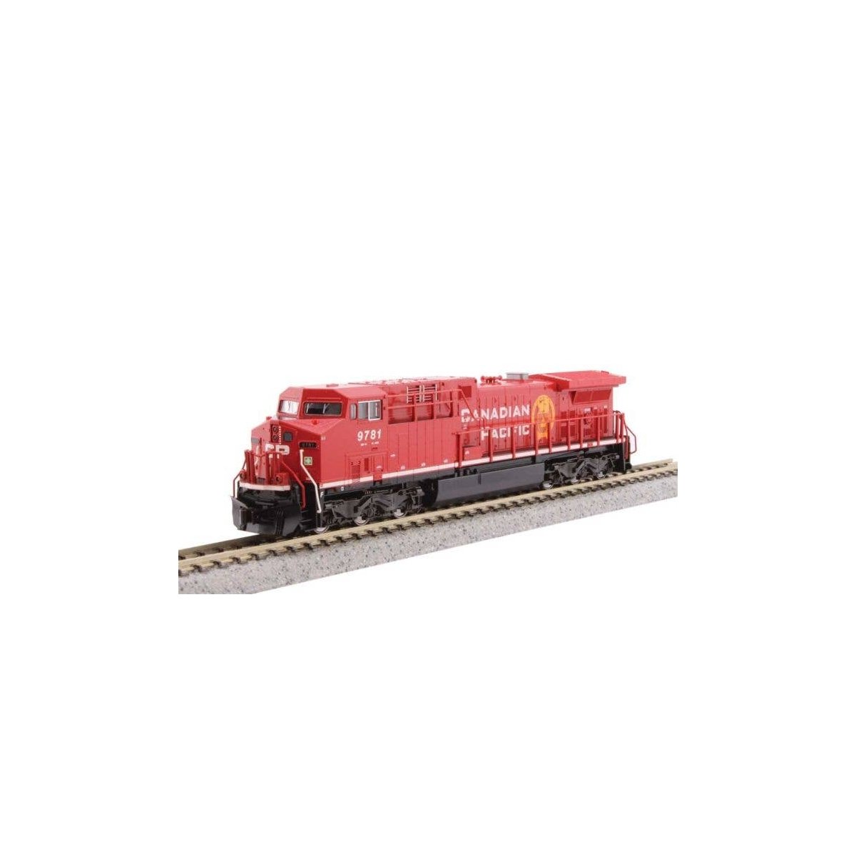 GE AC4400CW - DCC -- Canadian Pacific 9781 (red, white, Golden Beaver Logo), N, Kato USA Inc 1767217DCC
