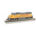 EMD GP40 No Dynamic Brakes - Standard DC -- Union Pacific 508 (Armour Yellow, gray), N, Bachmann Industries 63562