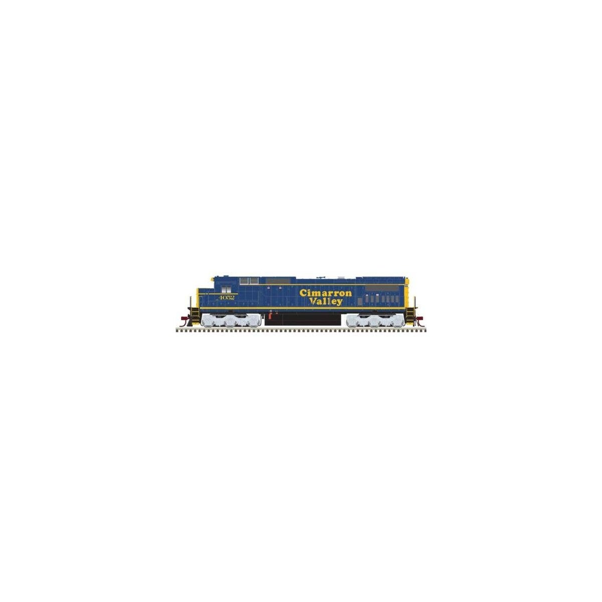 GE Dash 8-40C - Front Ditch Lights - Standard DC - Master(R) -- Cimarron Valley 4053 , N, Atlas Model Railroad Co. 40005642