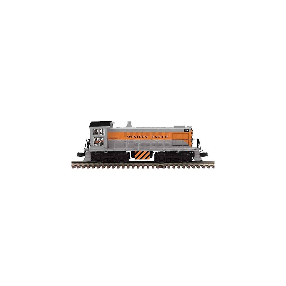 Alco S2 - 3-Rail - Proto-Sound 3.0 - Premier -- Western Pacific 551 (silver, orange, black), O, Atlas O 30138058