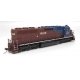 EMD SD45 - Sound and DCC - Paragon4(TM) -- Helm Leasing HLCX 6513 (maroon, blue), HO, Broadway Limited Imports 9807