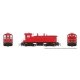 EMD SW9 - ESU LokSound and DCC -- Painted, Unlettered (red, black), HO, Rapido Trains Inc 27598