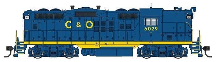 EMD GP9 Phase II - LokSound 5 Sound and DCC -- Chesapeake & Ohio 6029, HO, WalthersProto 42727