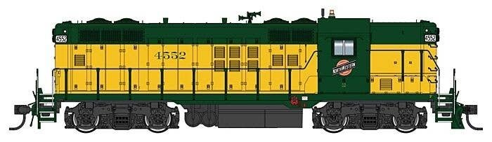 EMD GP9 Phase II - LokSound 5 Sound and DCC -- Chicago & North Western(TM) 4552, HO, WalthersProto 42729