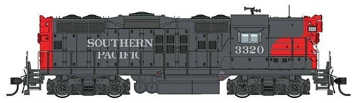 EMD GP9 Phase II - LokSound 5 Sound and DCC -- Southern Pacific(TM) 3320, HO, WalthersProto 42733