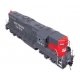 EMD GP9 Phase II - LokSound 5 Sound and DCC -- Southern Pacific(TM) 3348, HO, WalthersProto 42734