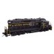 EMD GP9 Phase II - LokSound 5 Sound and DCC -- Western Maryland 41 (black, Speed Lettering), HO, WalthersProto 42736