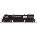 GE U28C - LokSound and DCC - Master(R) Gold -- Penn Central 6522 (black, white, Larg, HO, Atlas Model Railroad Co. 10004610